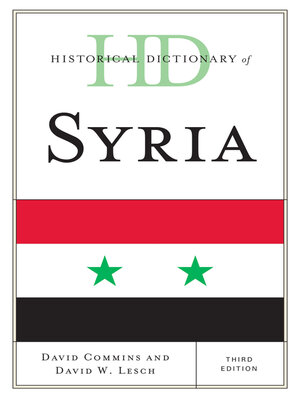 cover image of Historical Dictionary of Syria